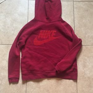 Red Nike Hoodie